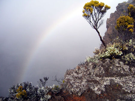 Au dessus de la fournaise