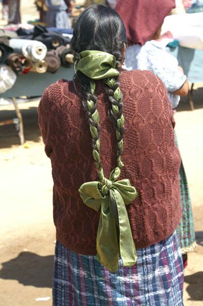 Coiffure traditionnelle du Guatemala