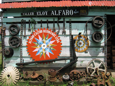 Roue de chariot � Sarchi