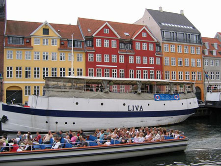Maisons color�es du Quartier anim� de Nyhavn