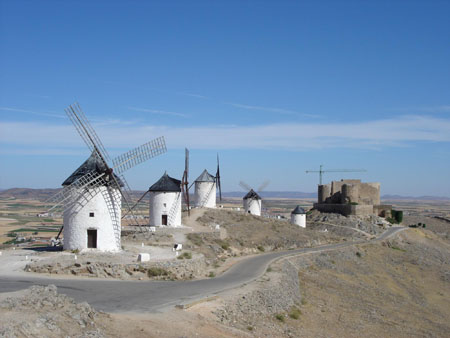 Les g�ants de Don Quichotte