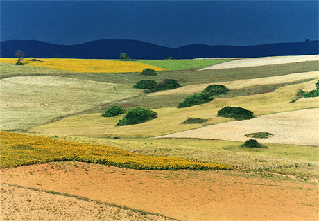 Paysage sur la route de Pindaya