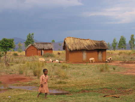 Un village sur la route de Tul�ar