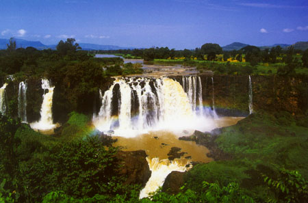 Chutes du Nil bleu