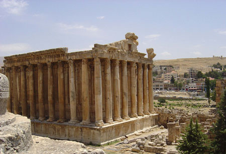 Temple de Bacchus (Dieu de la Vigne)