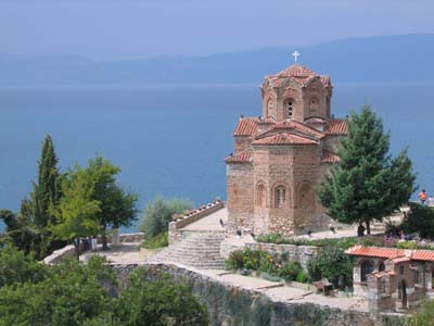Ohrid : Eglise St Jean de la Can�e 