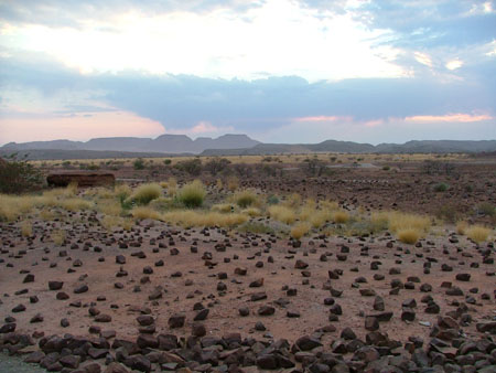 Vue du Twyfelfontain lodge