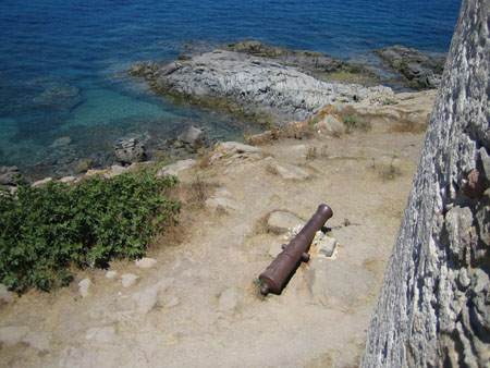 Les canons de la sardaigne du sud