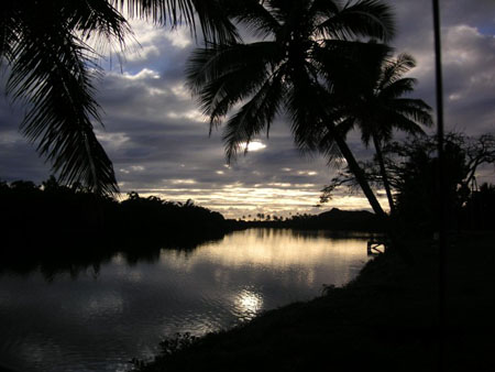 Lever du soleil � Houa�lou