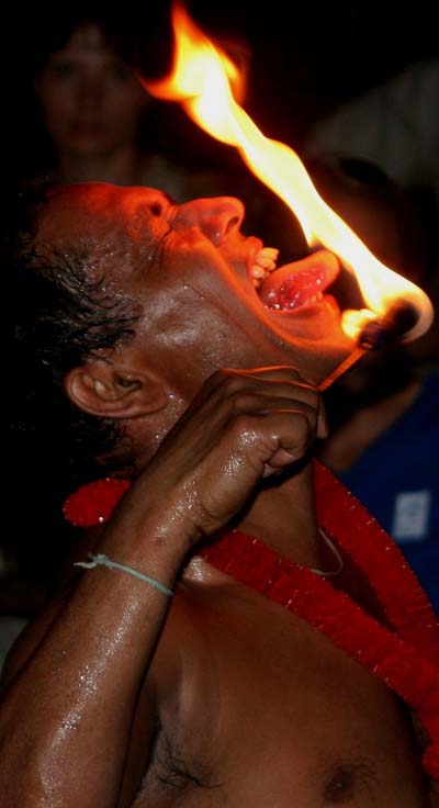 Le cracheur de feu