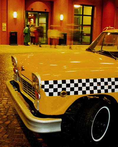 Taxi fill in the night
