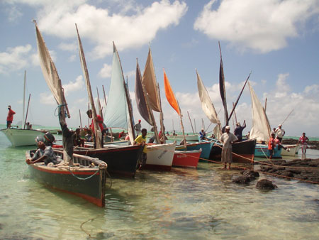 Les pirogues de Maurice