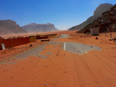 Route du wadi rum