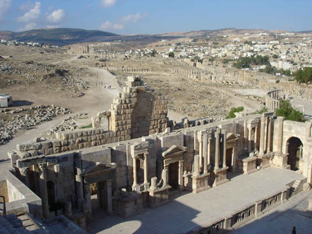 Les ruines de Jerash