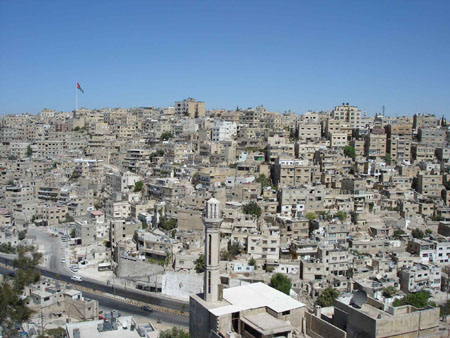 Vue d'Amman depuis la citadelle