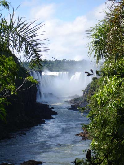 Les chutes depuis Lower Trail