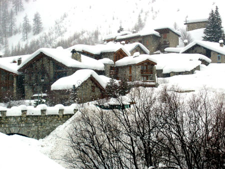Temp�te de neige � Val d'Is�re