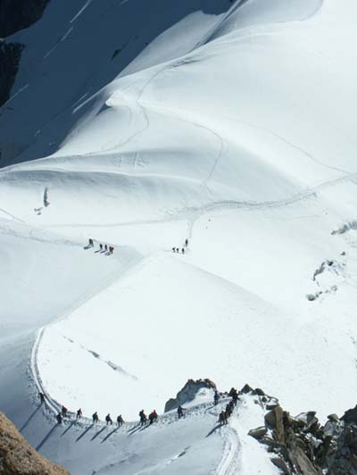 A l'attaque du Mont Blanc