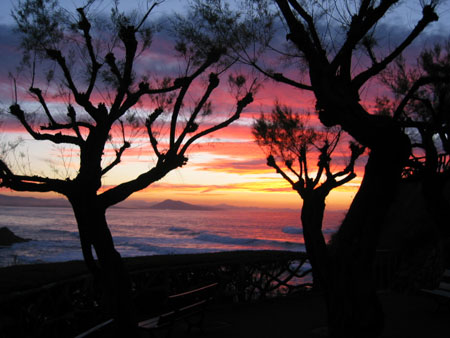 coucher de soleil
