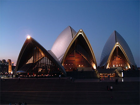 The Opera House by night