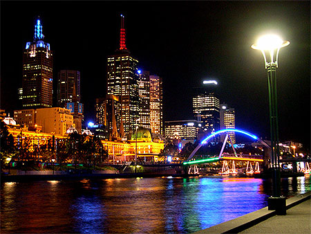 Melbourne by night