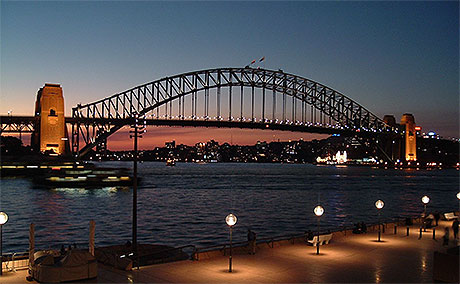 The Harbour Bridge by night