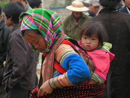 au march� de Bac Ha - Vietnam