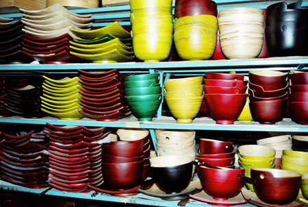 Assiettes Bambous