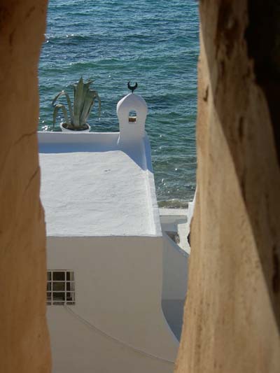 Croissant au bord de l'eau