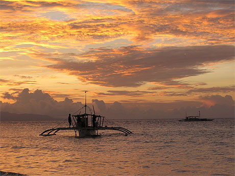 Lever du jour  sur l'�le de Panglao