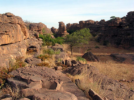 Sur la falaise de Bandiagara