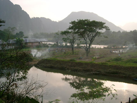 paysage laotien