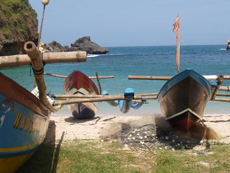 Petit port de p�che � Java