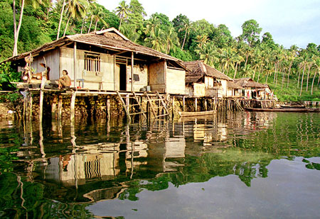 Village Bajau Kuling Kinari