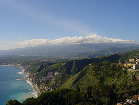 l'Etna et la mer