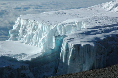 Glacier sommet Kilimandjaro