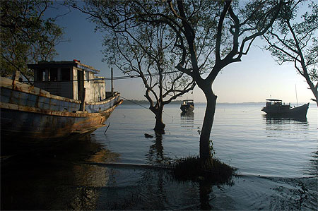 Coucher de soleil � Chaungtha