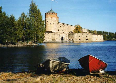 le ch�teau sur le lac Saimaa 
