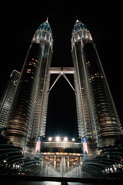Les tours Petronas � Kuala Lumpur