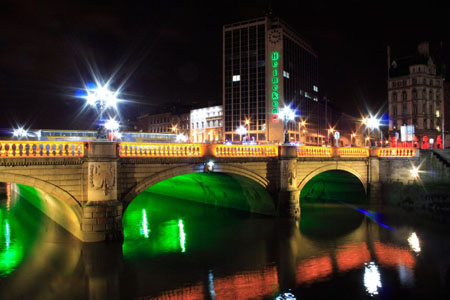 Pont sur La riviere Liffey