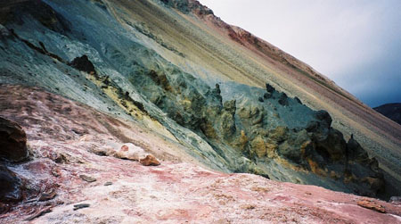 Landmannalaugar, d�tails des couleurs