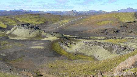 Chaine de volcans � Lakagigar