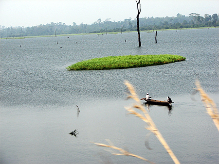 P�cheurs en pirogue