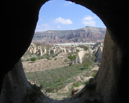 A la sortie d'une grotte !!!