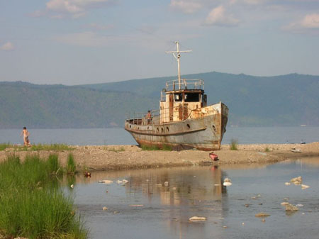 carcasse au Lac Ba�kal