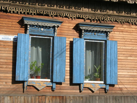 Maison en bois � Irkutsk