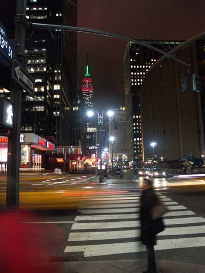 Empire State Building at night