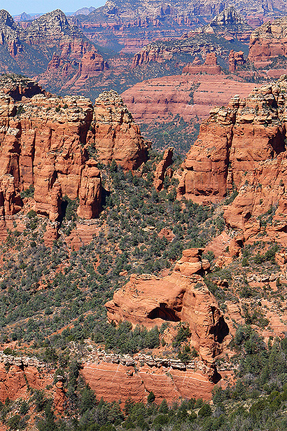 Les montagnes tout pr�s de Sedona.