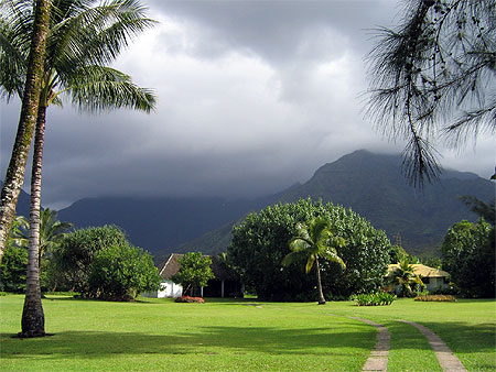 Lorsque le ciel menace Hanalei