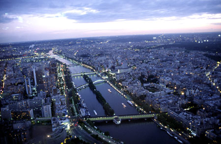 Fin de journ�e de la Tour Eiffel